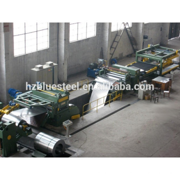 metal slitting line with decoiler and recoiler